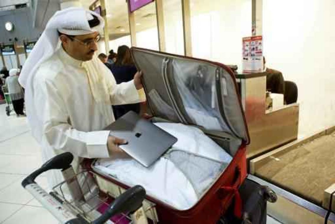 Europa en VS houden topoverleg over laptops op vliegtuigen