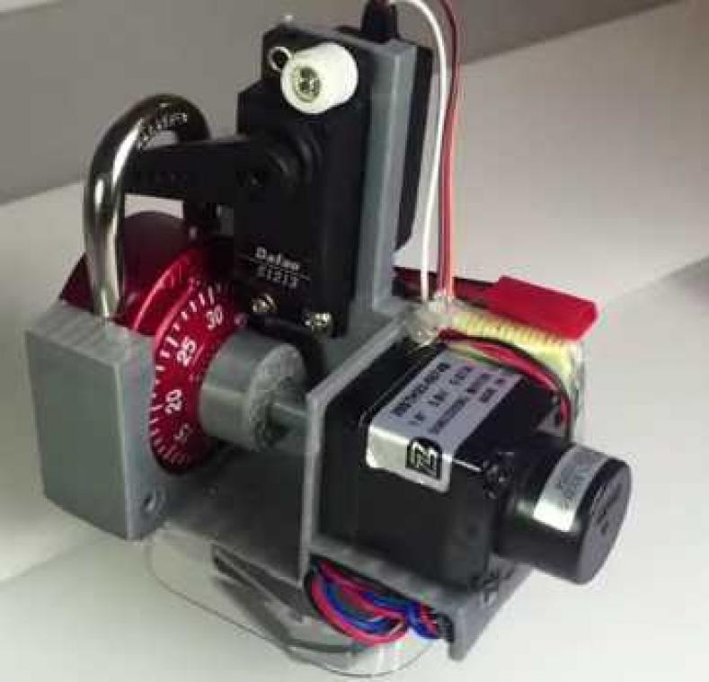 3D-apparaat kraakt cijferslot in dertig seconden