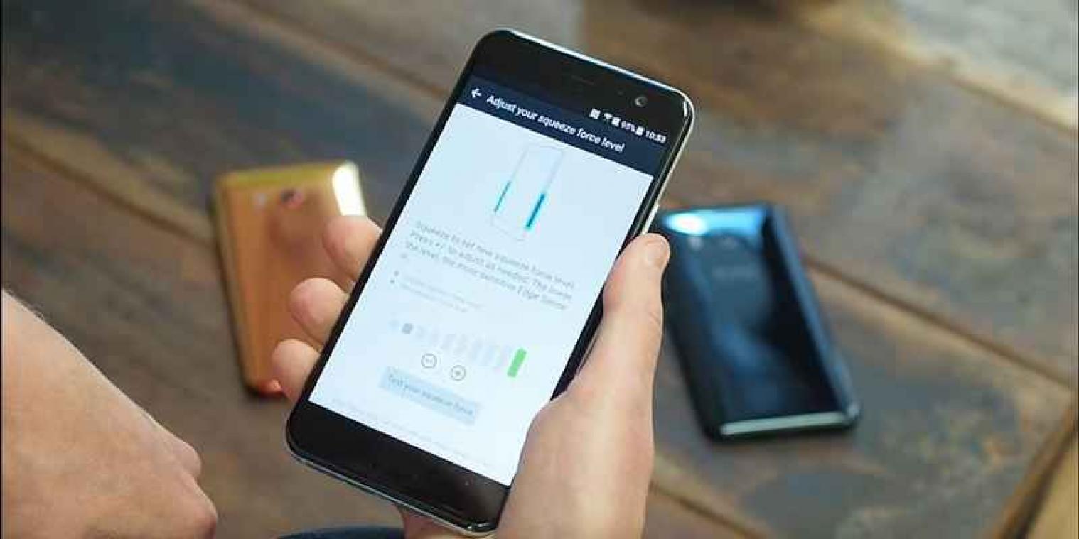 HTC pakt uit met smartphone waar je op moet knijpen