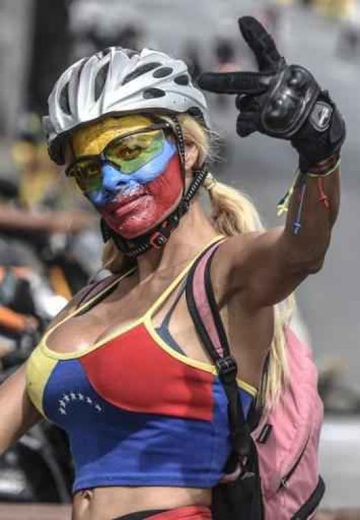 17-jarige betoger omgekomen in Venezuela