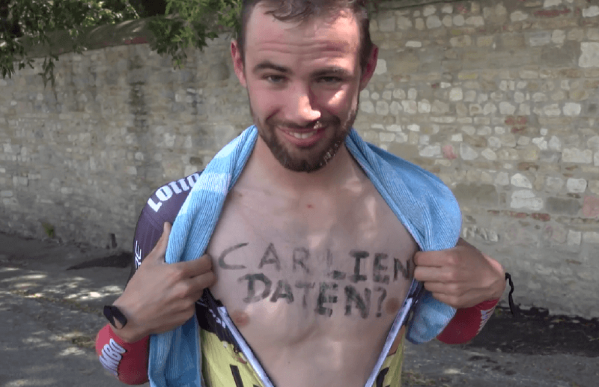 Carlien wil op date met wielrenner Victor Campenaerts na origineel verzoek