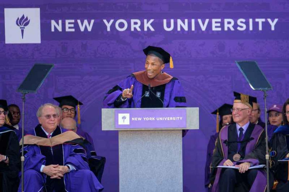 Pharrell Williams krijgt eredoctoraat