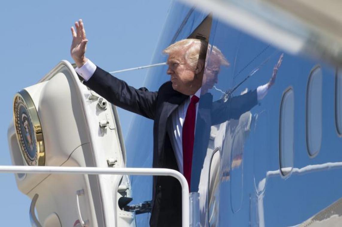 Trump maakt zich op voor eerste buitenlandse reis