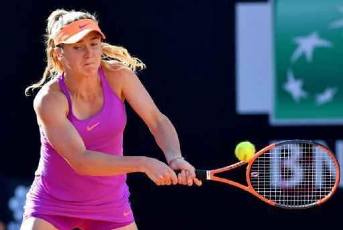 WTA Rome - Svitolina stoot door naar finale na opgave Muguruza