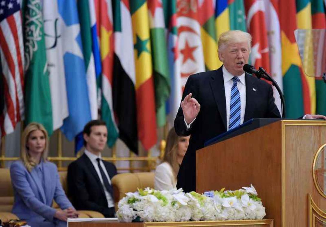Trump roept op tot coalitie tegen terrorisme
