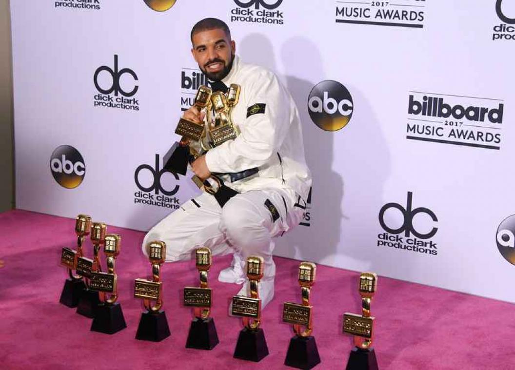Drake verbreekt record Billboard Music Awards
