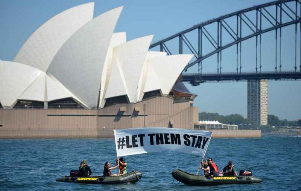 Australische asielzoekers kwaad op regering