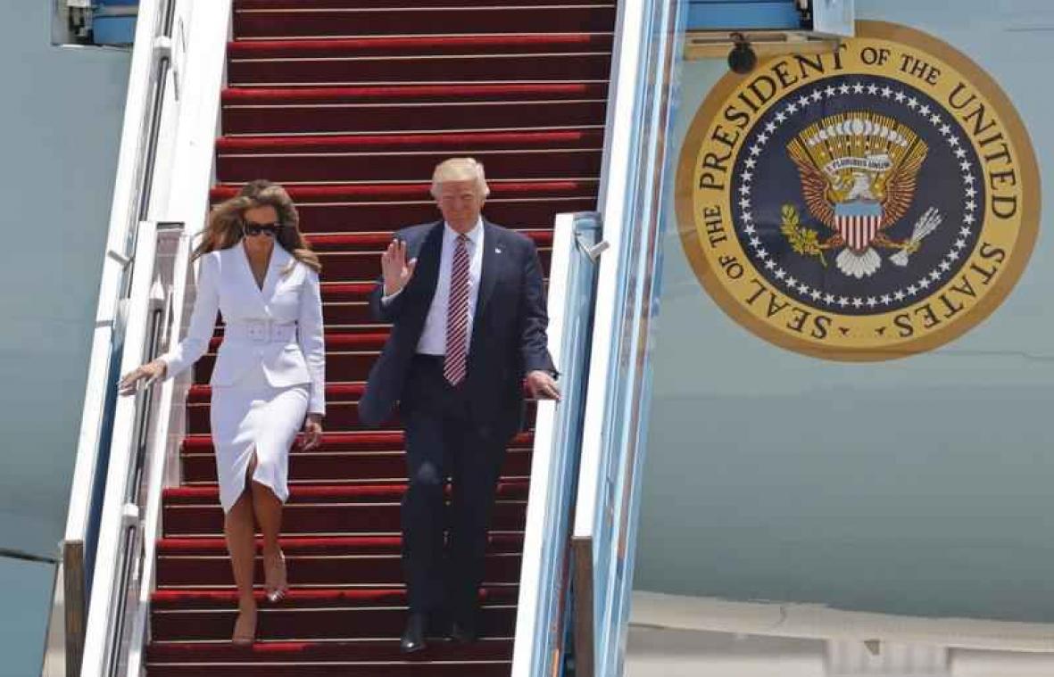 Trump heeft druk schema in hellhole' Brussel