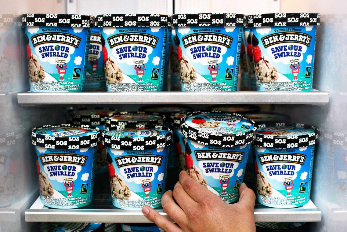 Ben&Jerry's vraagt aandacht voor groene energie met nieuwe smaak