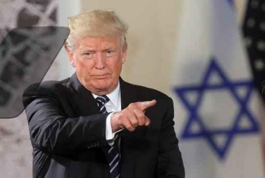 Trump verhuist ambassade in Israël dan toch niet naar Jeruzalem