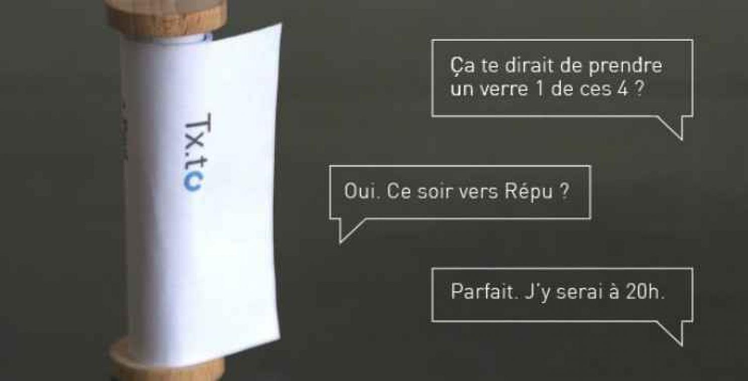 Print je sms'en dankzij Txto