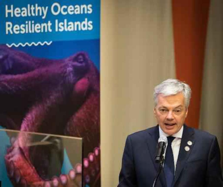 VN-oceanenconferentie - Reynders ontmoet VN-secretaris-generaal Guterres