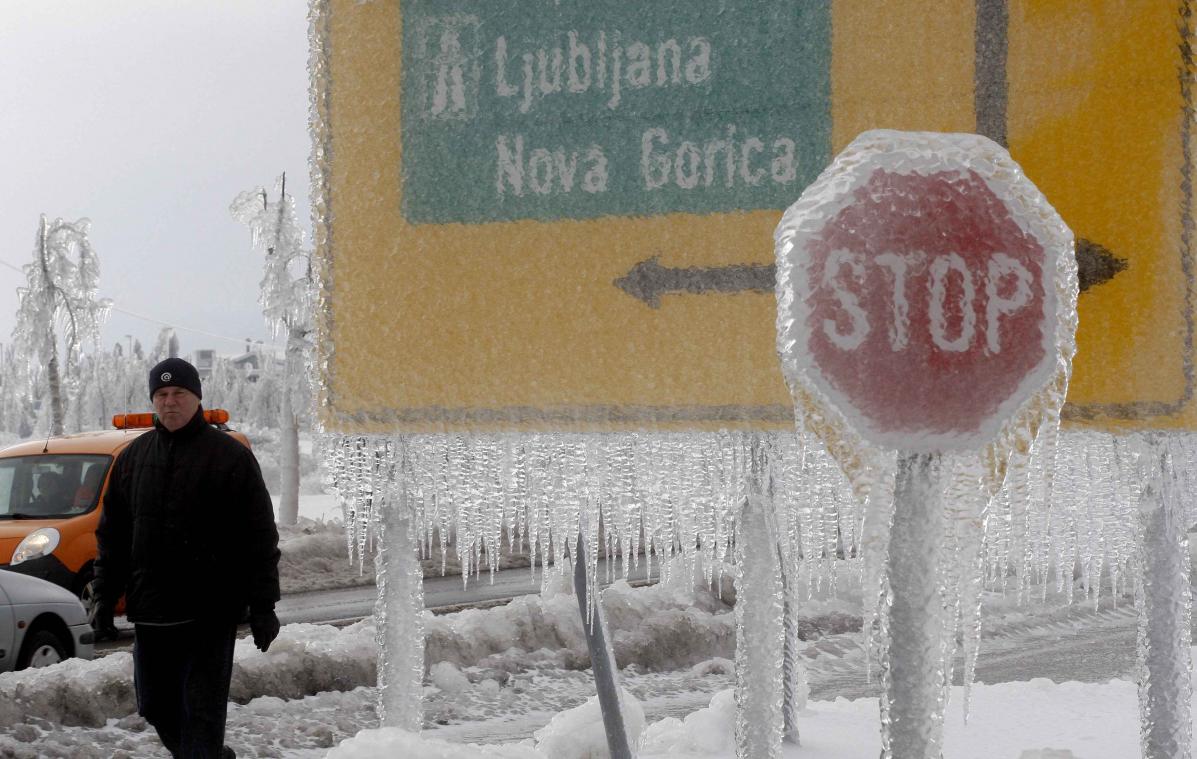 Zo ziet Slovenië eruit na de hevige sneeuwstormen