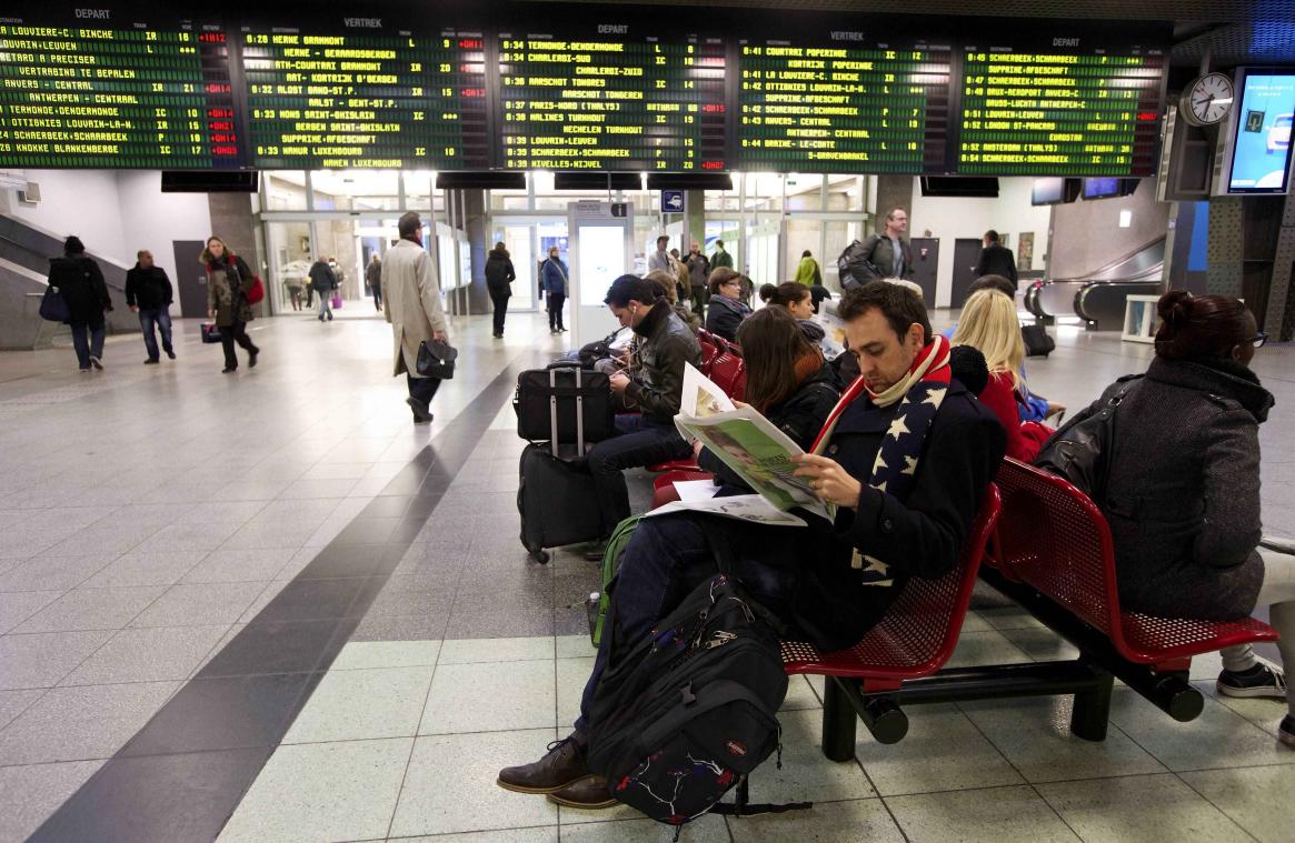 Brussel heeft de drukste treinstations