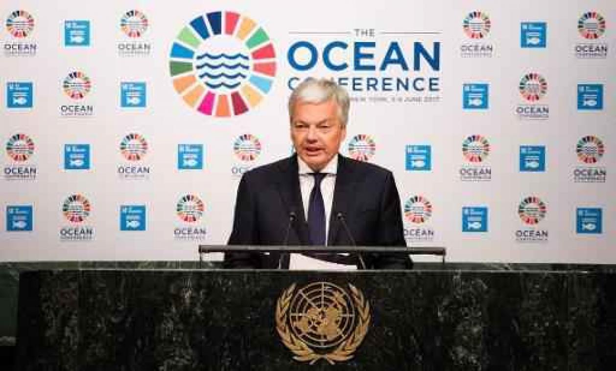 Reynders sluit bezoek aan New York af met verdediging van Belgische troeven