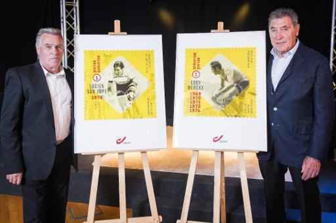 Bpost eert Belgische Tourwinnaars met speciale postzegelreeks