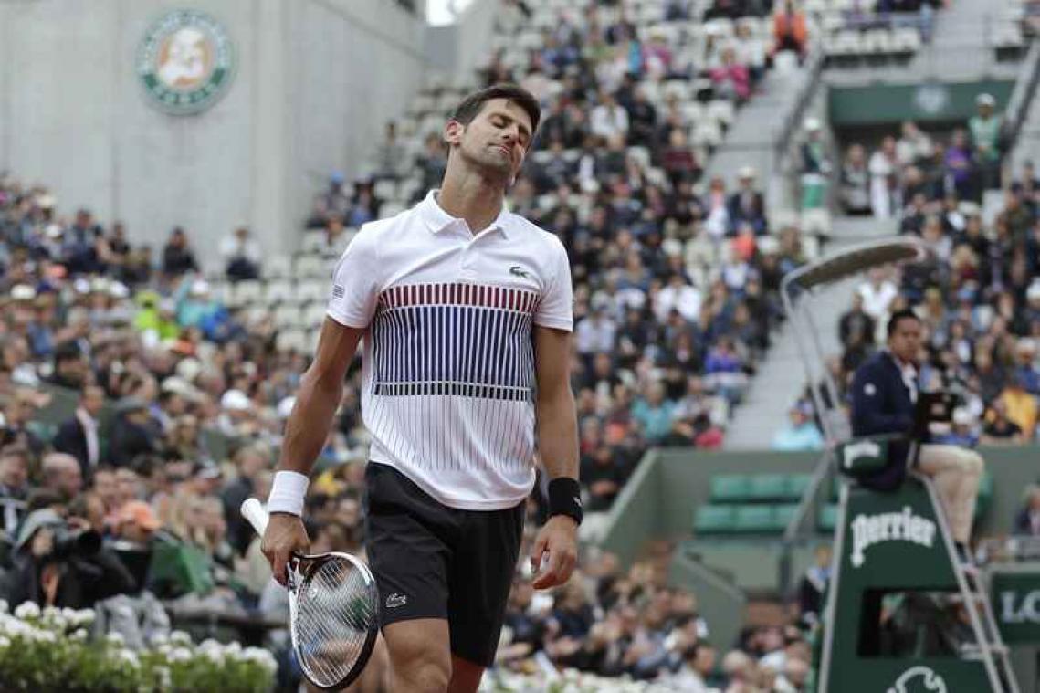 Djokovic is het noorden kwijt