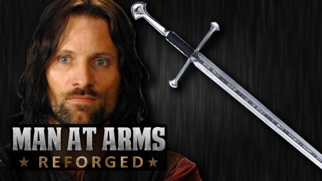 Men At Arms maken exacte replica van het zwaard van Aragorn