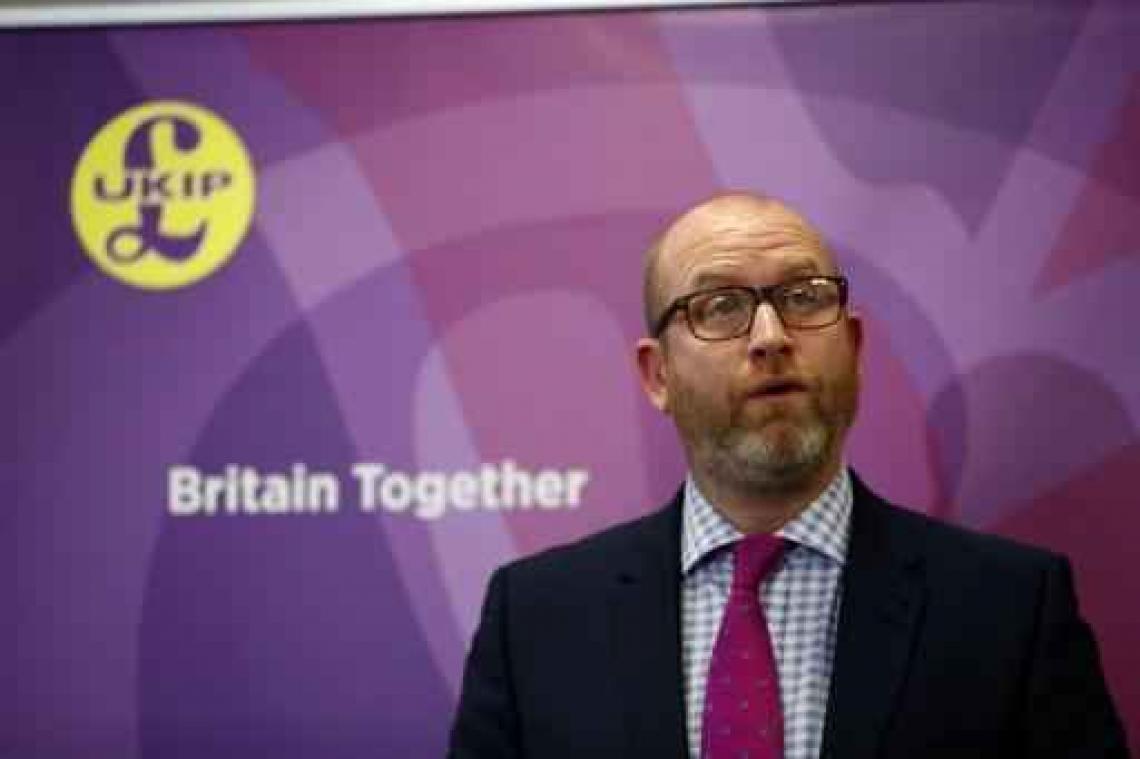 Britse verkiezingen - Geen parlementszitje voor UKIP-leider Nuttall
