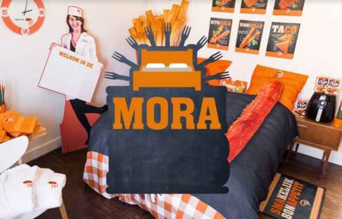 Slapen tussen frituursnacks? Dat kan in de bed & breakfast van Mora