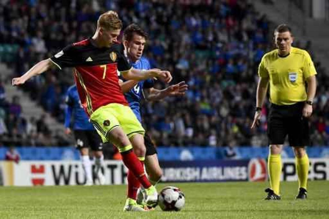 Rode Duivels - Kevin De Bruyne zag Rode Duivels "eenvoudig winnen" in Estland
