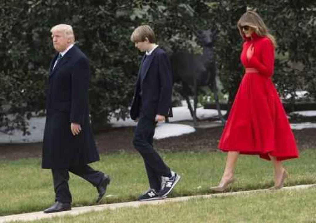 Melania en Barron Trump verhuizen eindelijk naar Washington