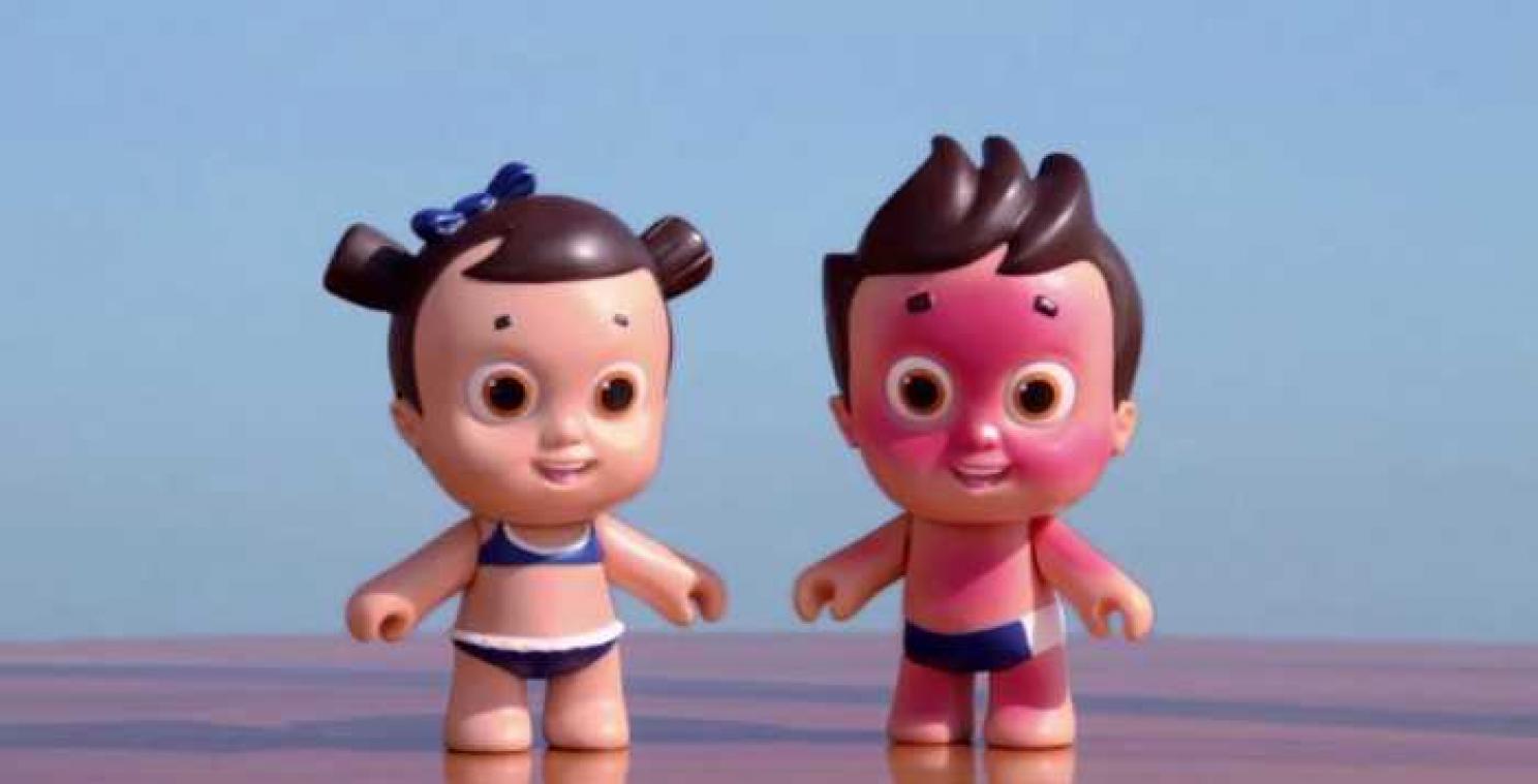 Deze poppen reageren op zonlicht om kinderen duidelijk te maken dat ze zich moeten insmeren