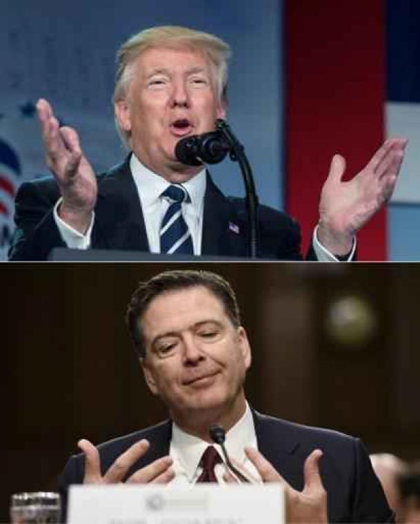 Trump noemt Comey laf en gaat uit van nog meer onthullingen