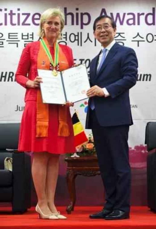 Economische missie Zuid-Korea - Brussels Gewest sluit partnerschap met Seoel, prinses Astrid wordt ereburger