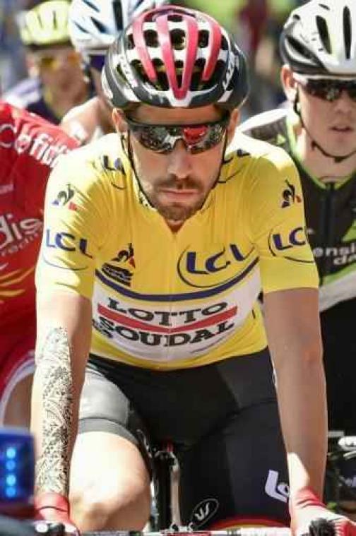 Thomas De Gendt moet drie weken polsbrace dragen