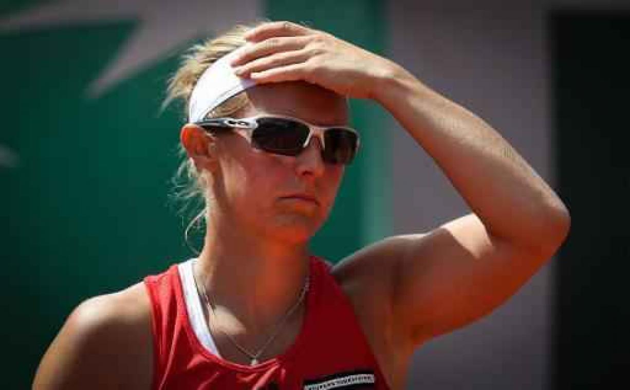 Kirsten Flipkens stoot vlot door naar tweede ronde in Rosmalen