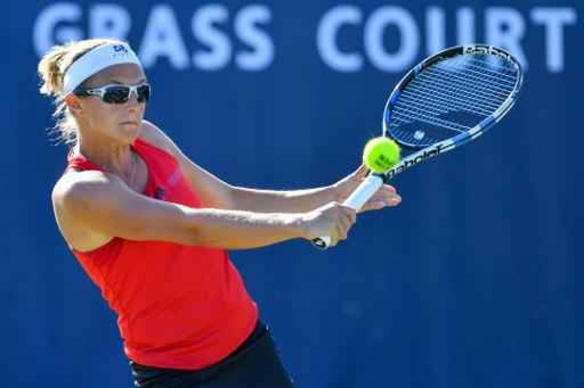 WTA Rosmalen - Kirsten Flipkens stoot door naar finale dubbelspel