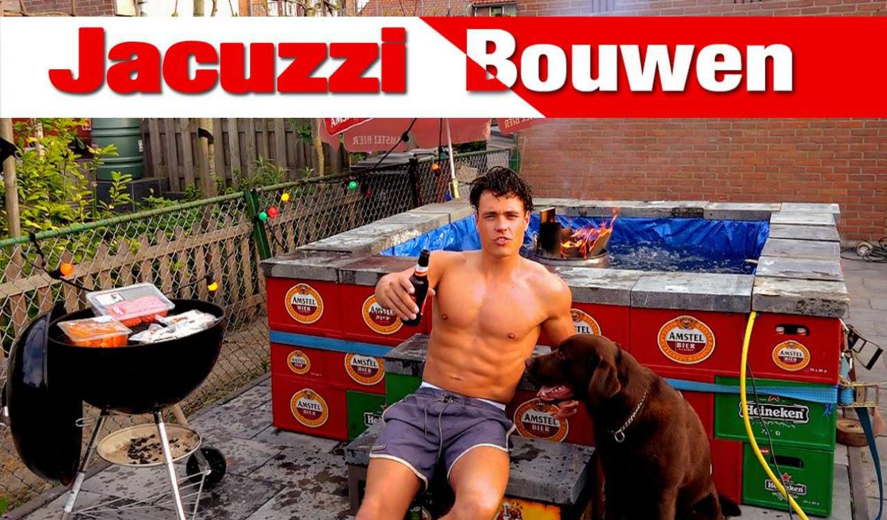 Bouw je eigen jacuzzi met bakken bier