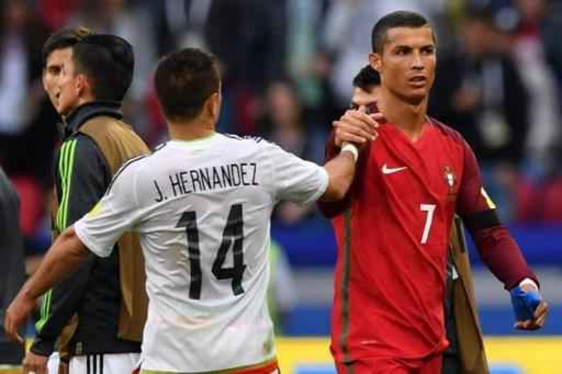 Confederations Cup - Portugal en Mexico delen de punten