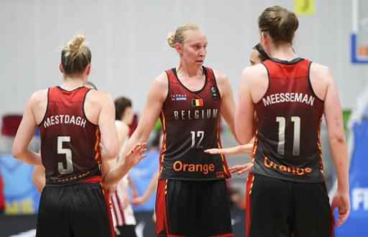 EK basket (v) - Belgian Cats staan op zucht van WK-ticket