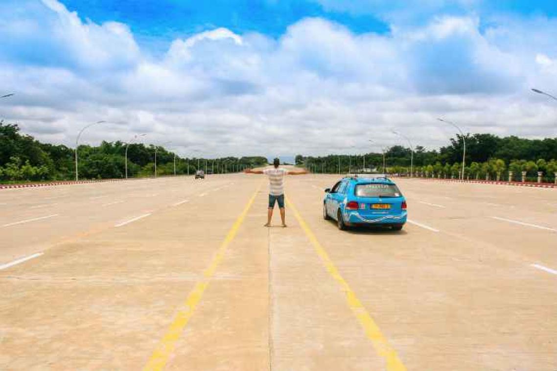 De gigantische hoofdstad van Myanmar is zo goed als onbewoond