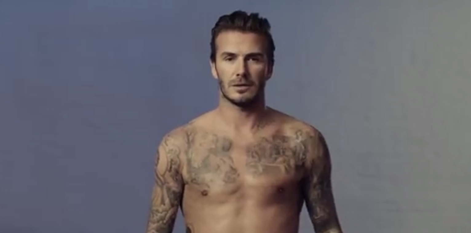 Is H&M-reclame met David Beckham bewerkt?