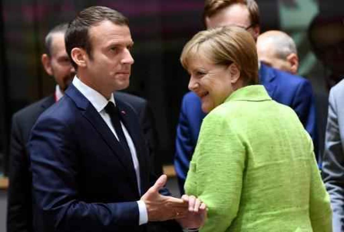 Europese top - Macron doet intrede op Europees toneel
