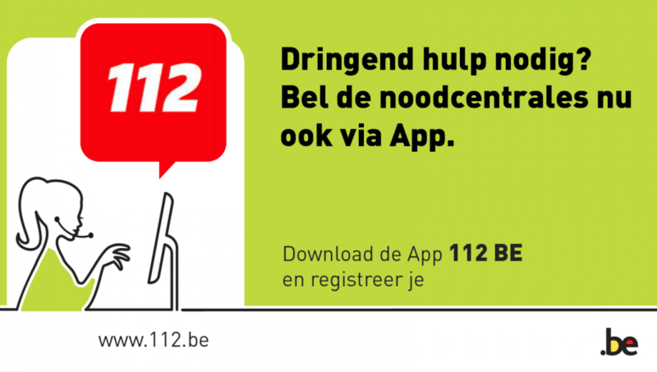 4 redenen om de app 112 BE te downloaden