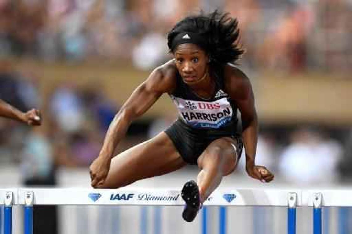Amerikaanse atletiekkampioenschappen - Harrison scherpte snelste seizoenschrono 100m horden aan, Gatlin wint 100m