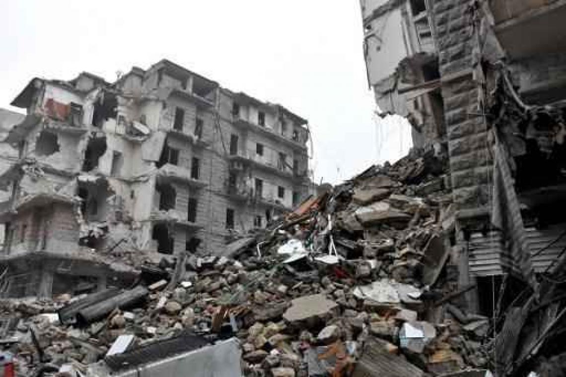 Syriërs keren terug naar Oost-Aleppo