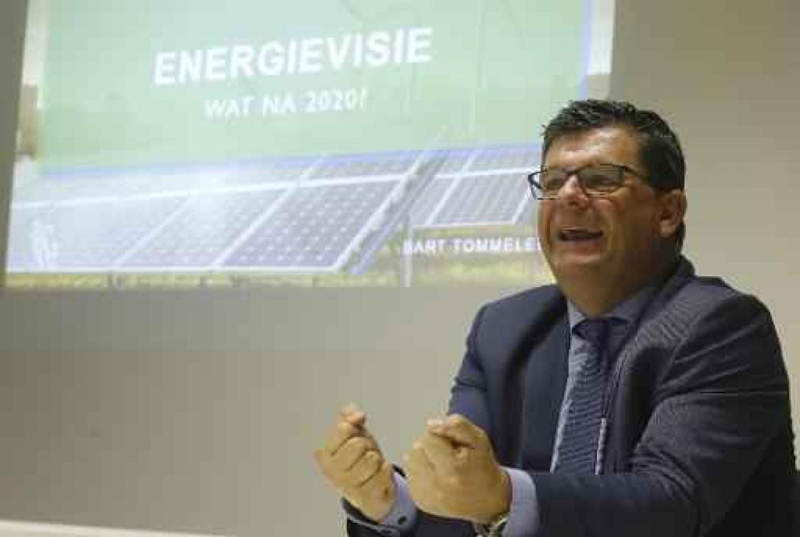 "Met mij geen nieuwe energieheffing", belooft minister Tommelein