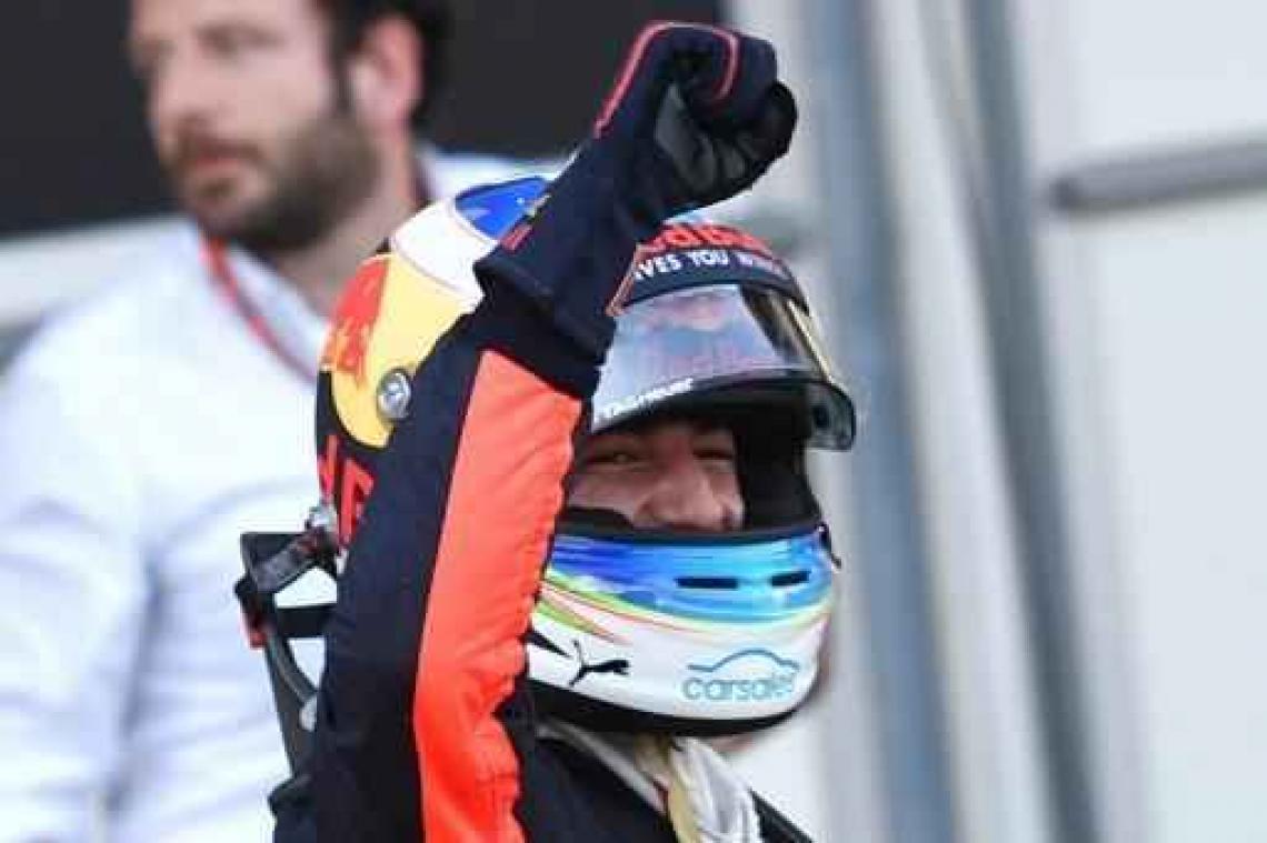 Daniel Ricciardo wint incidentrijke GP van Azerbeidzjan