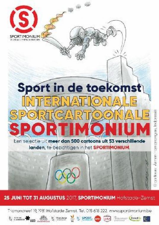 5e Internationale Sportcartoonale geopend in het Sportimonium in Hofstade