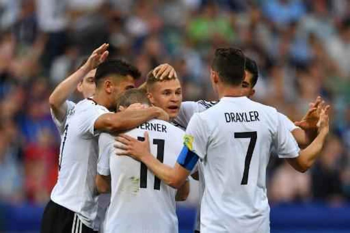 Confederations Cup - Groepswinnaar Duitsland en Chili stoten door