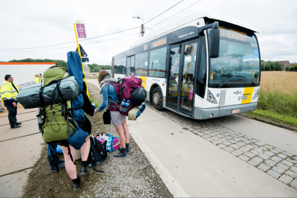 De Lijn: "We doen al het nodige voor de festivalbussen"