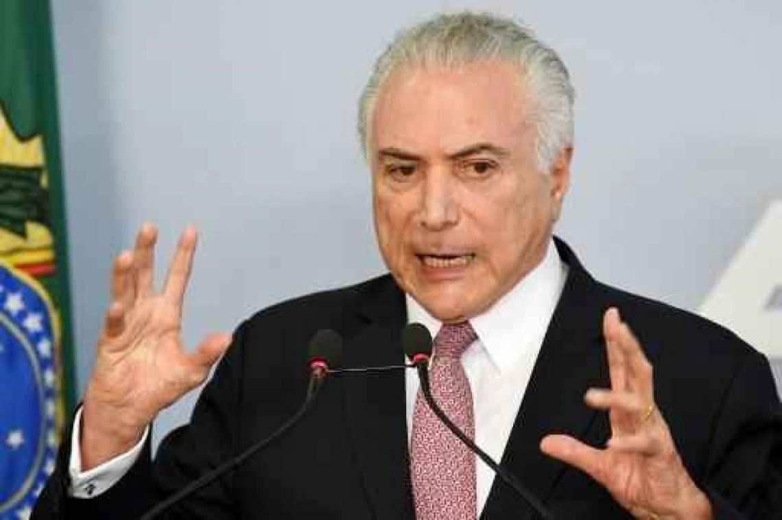 Braziliaanse president zegt af voor G20-top in Hamburg