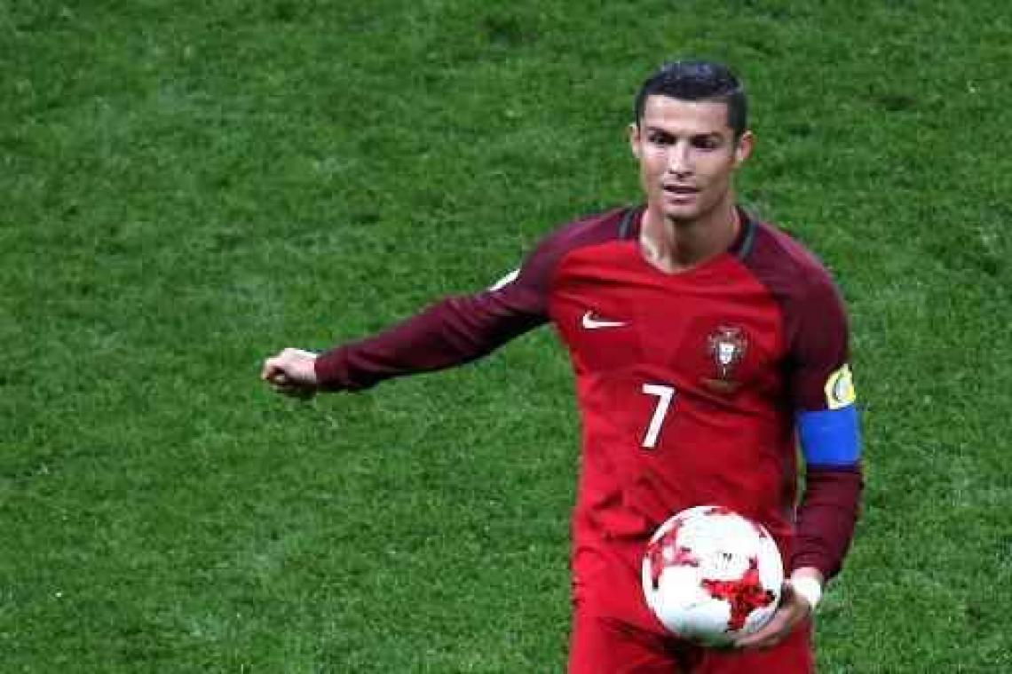 Ronaldo mist kleine finale Confederations Cup om bij pas geboren tweeling te kunnen zijn
