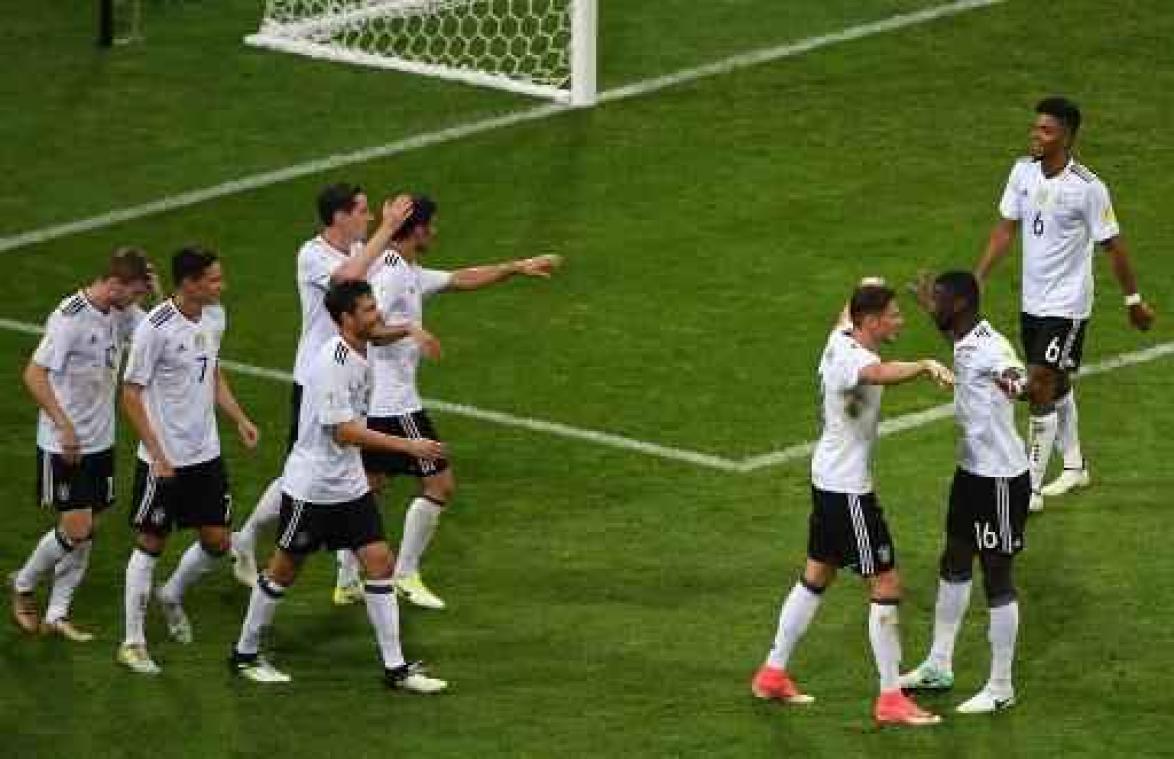 Confederations Cup - Duitsland zet Mexico met 4-1 opzij en speelt zondag finale tegen Chili