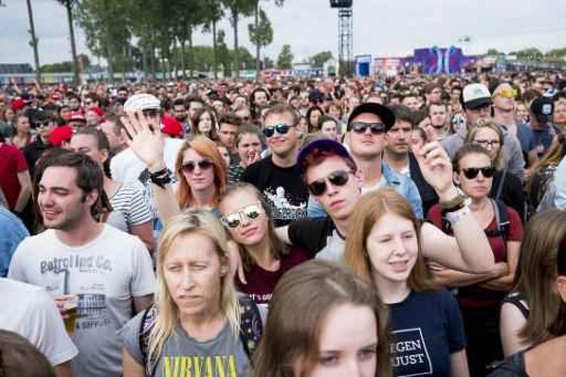 Werchter: BE-Alert positief getest